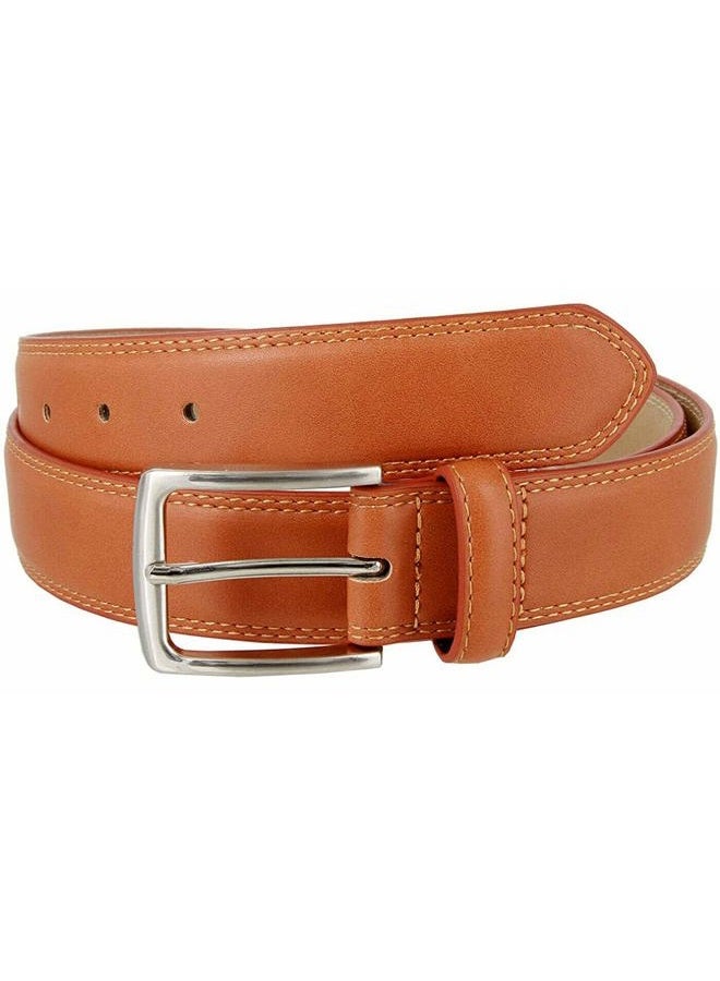 Belts.com Belts for Men Oil-Tanned Genuine Leather Italian Dress Belt Classic Belt 1-1/8"(30mm) Wide, 3 Hj10 Tan, 40 - Image 3