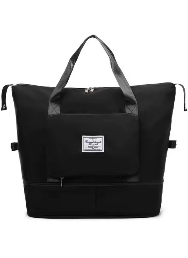 HONGFU Foldable Travel Bag Hand Carry Luggage Bag Large Waterproof Duffle Bag  - Image 2