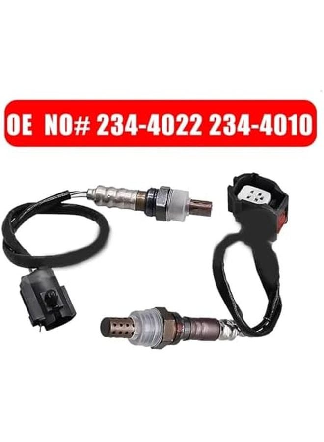 Set of 2 Oxygen Sensors 234 4022 234 4010 Compatible for 2001 2003 Chrysler Voyager 2 4L - Image 2