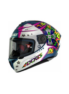 AXXIS HELMET AXXIS FF112D DRAKEN S STAR C7 MATT BLUE 