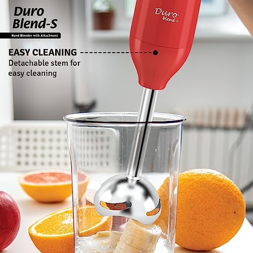 Havells Duro Blend S Hand Blender with Chopper | 300W Low Noise Copper Motor | Detachable Stem | Double Bush Design | Easy Clean | 2 Year Warranty - Image 3