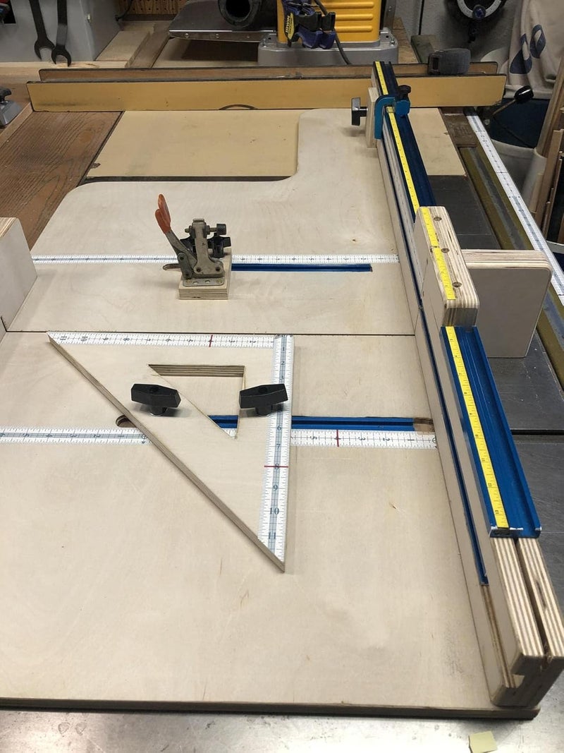 ROCKLER Double T-Track Fence Cap – Universal T Tracks Woodworking - 36” Long Extruded Aluminum Fence Cap - Aluminum Extrusion Easy to Mount any 3/4" Thick Sub Fence - T Track Accessories - Image 4