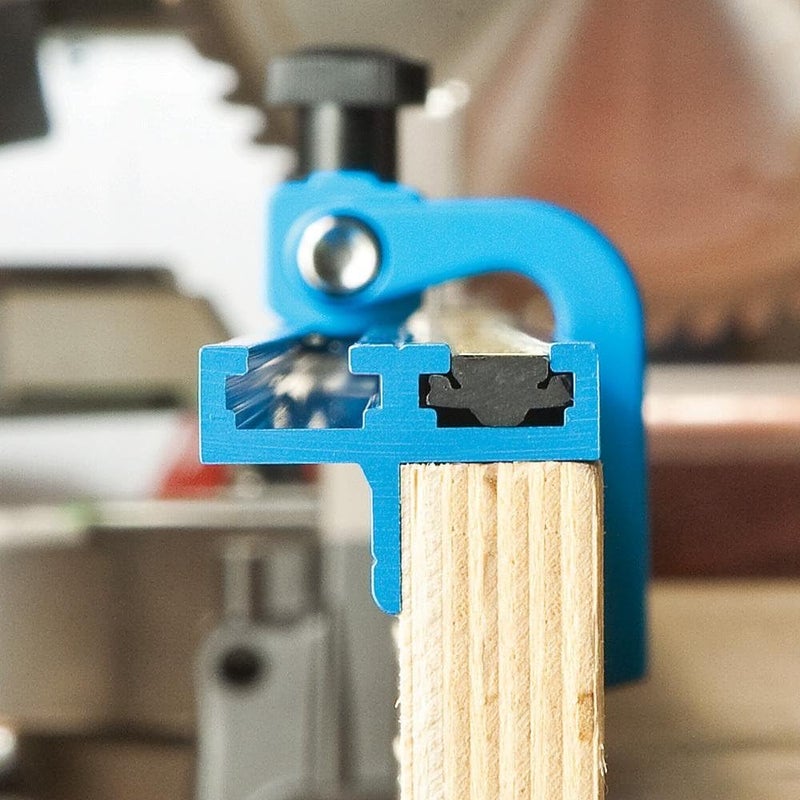 ROCKLER Double T-Track Fence Cap – Universal T Tracks Woodworking - 36” Long Extruded Aluminum Fence Cap - Aluminum Extrusion Easy to Mount any 3/4" Thick Sub Fence - T Track Accessories - Image 2