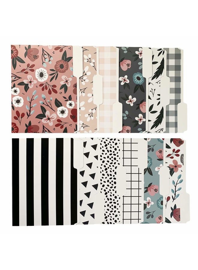 Carousel Greetings EDUCATES Decorative File Folders – Includes 12 Cute Designs, File Folders Letter Size, 1/3-Cut Tabs, Office Supplies File Organizers, 9.5 x 11.75 Inches - Image 1