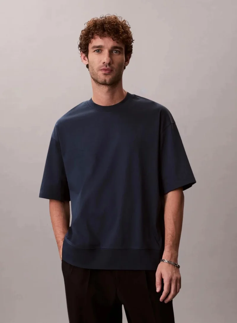 Mercerised interlock T-shirt