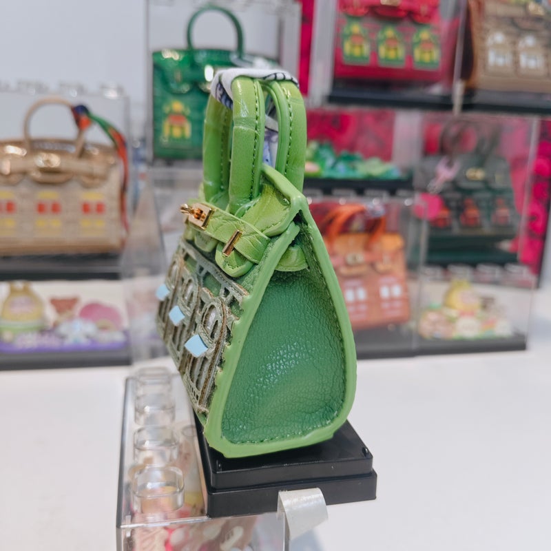 Fairy Forest Green Mini House Bag Charm with Earphone Storage Pouch - Image 5