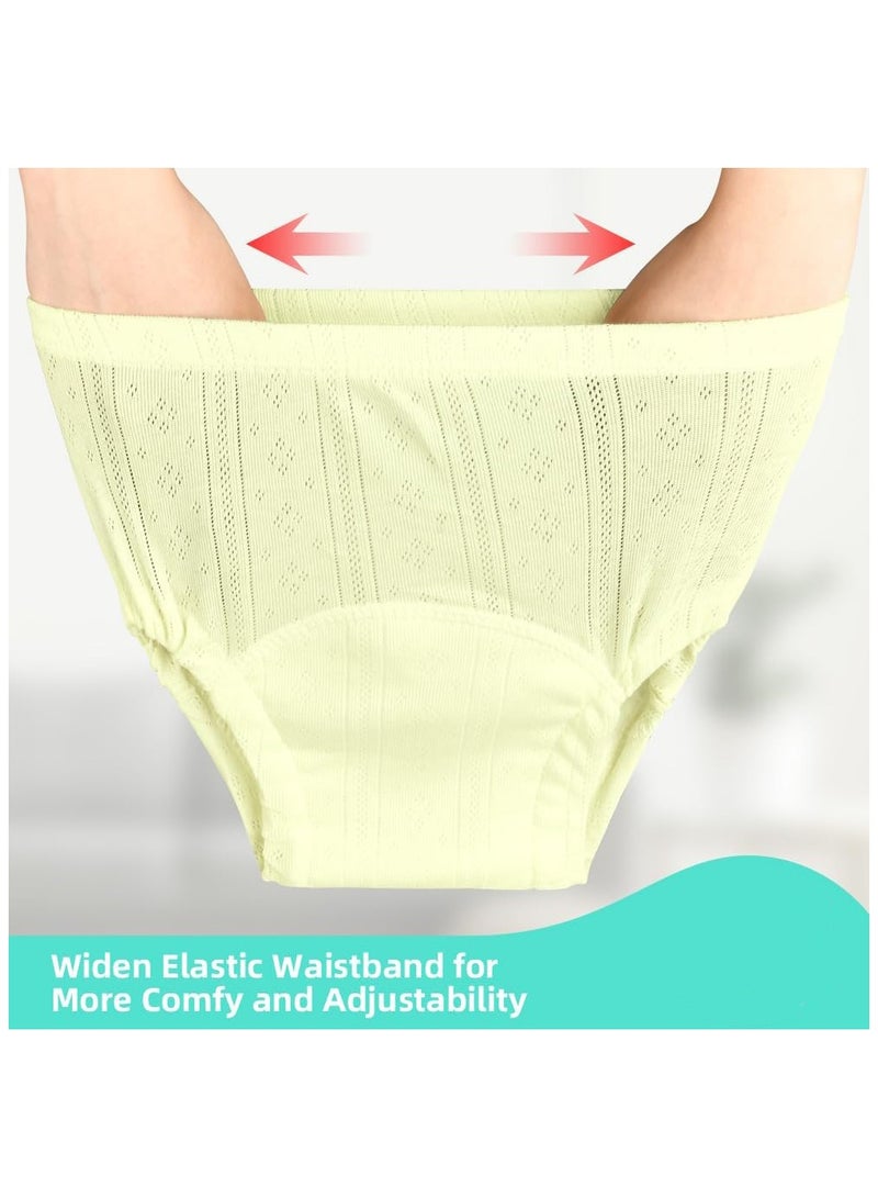 NNEWVANTE Potty Training Pants,3 Packs Reusable Baby Toddler Training Pants, Toddler Training Underwear for Boys and Girls, 100% Cotton Washable Toilet Baby Training Pants (Pink) - Image 5