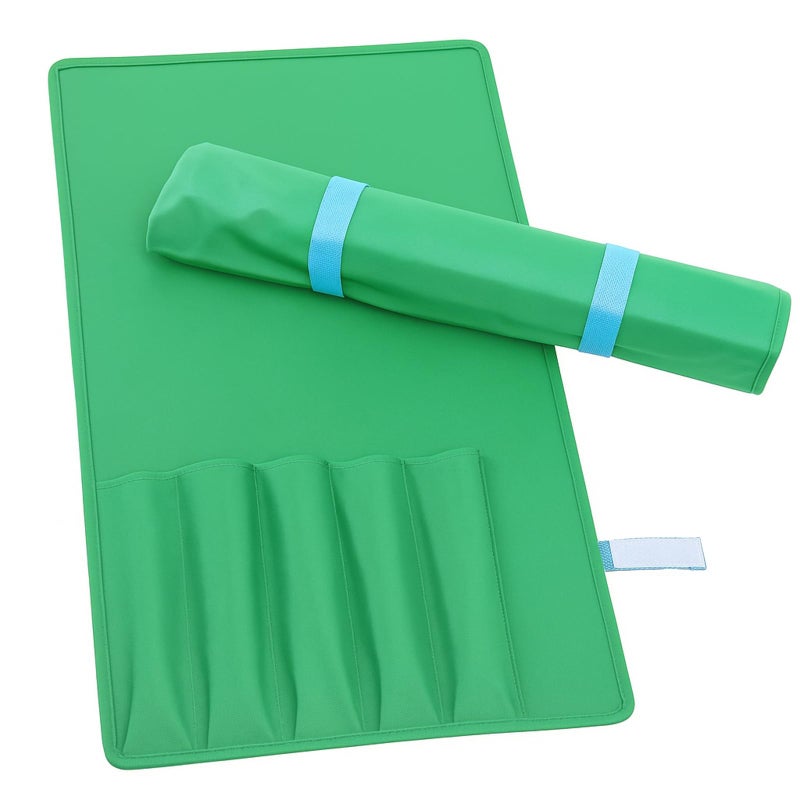 Locmeo 1 Pcs Mahjong Bags Protective Sleeve for Mahjong Racks and Pushers Tile Bag Accessory 20 Inch, Empty Mah Jong Bag Only(Green) - Image 1