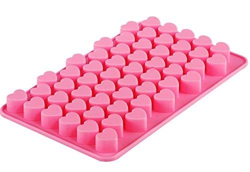 MoldBerry Silicone Small Heart 55 Cavity Mould Fondant Chocolate Resin Clay Candle Mould DIY Kitchen Baking (Appox- 2-3 gm)(Small Heart), 7.2L x 4.3w Inches - Image 3