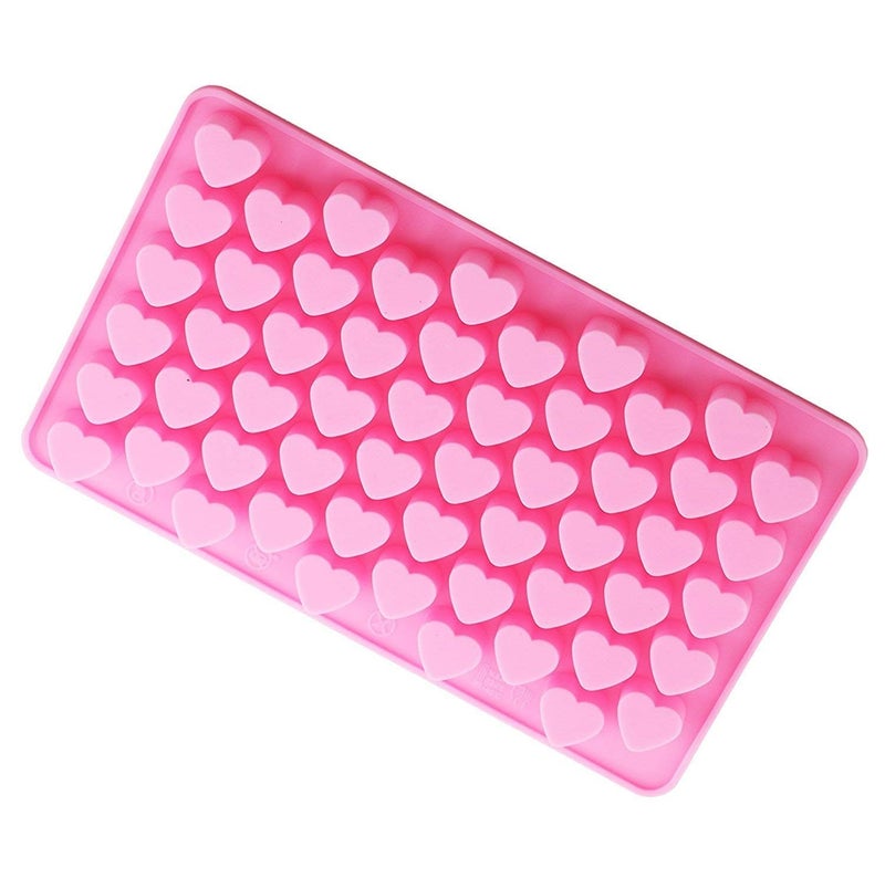 MoldBerry Silicone Small Heart 55 Cavity Mould Fondant Chocolate Resin Clay Candle Mould DIY Kitchen Baking (Appox- 2-3 gm)(Small Heart), 7.2L x 4.3w Inches - Image 2
