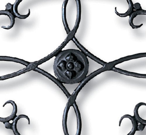 Minuteman International TWI-01 Clover woodstove Tabletop Wrought Iron Trivet, Black - Image 2