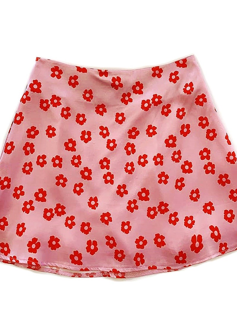 Loquat Fashion Women's High-waisted Printed Short Skirt - Image 2