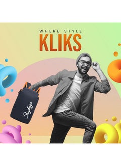 Skybags Skybags Casual Daypack 15L With Spacious Compartment, Webbing Grab Handle & Highlight Zippers Standard Backpack| Navy Blue | Klik  - Image 2