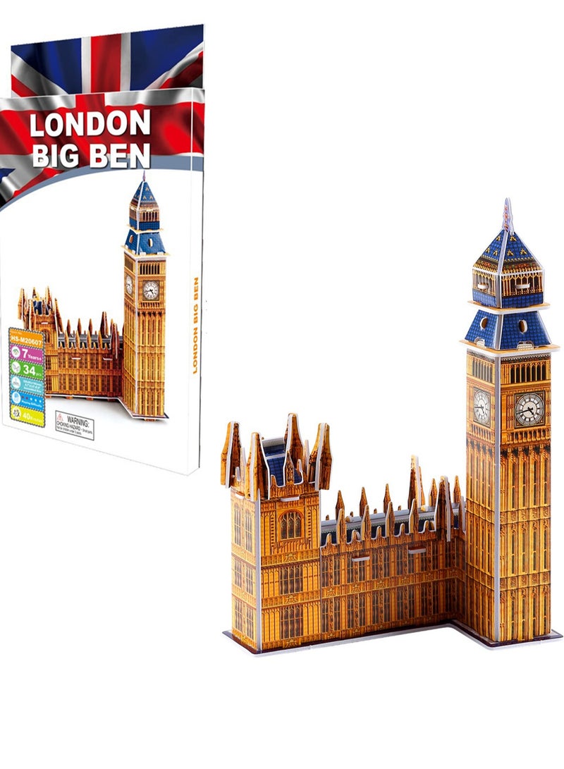 World Famous Building Puzzle Big Ben Children's Toy - Image 1