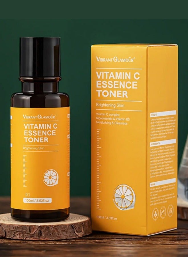 فيبرانت جلامور تونر فيتامين سي اسنس 100مل تفتيح ترطيب مقاومة علامات التقدم للعناية بالبشرة