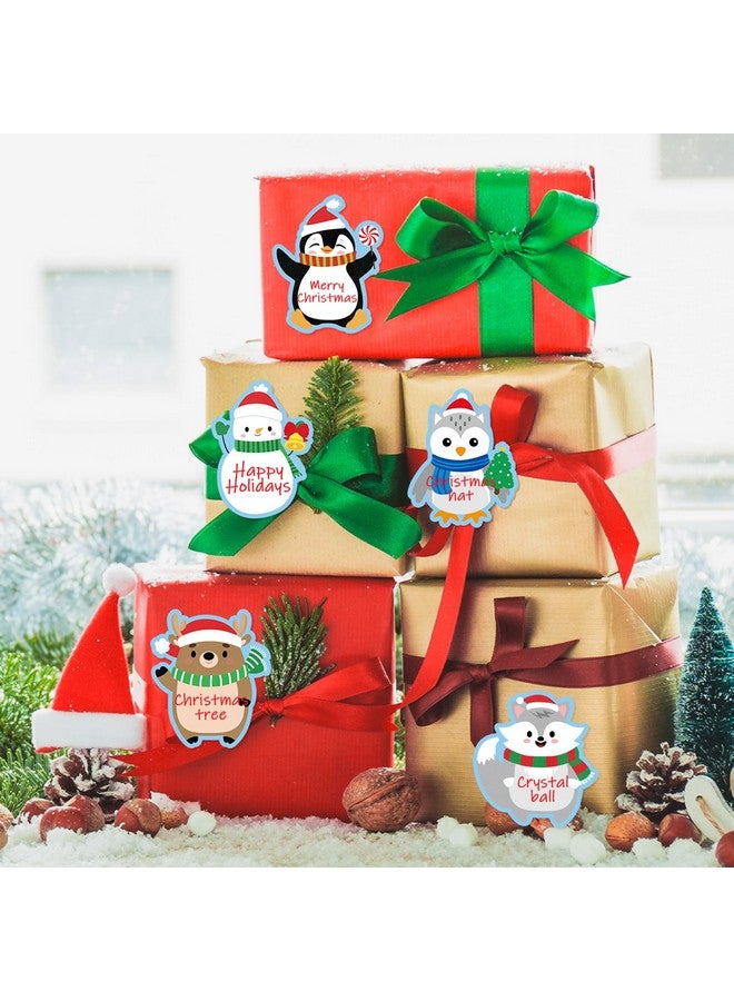 ANGOLIO600Pcs Christmas Sticky Notes Set Polar Animals Snowman Dolphin Notepad Sets Christmas Memo Pad Notes Winter Self Sticky Notes for Classroom Prizes Stocking Stuffers Kids Gifts - Image 4