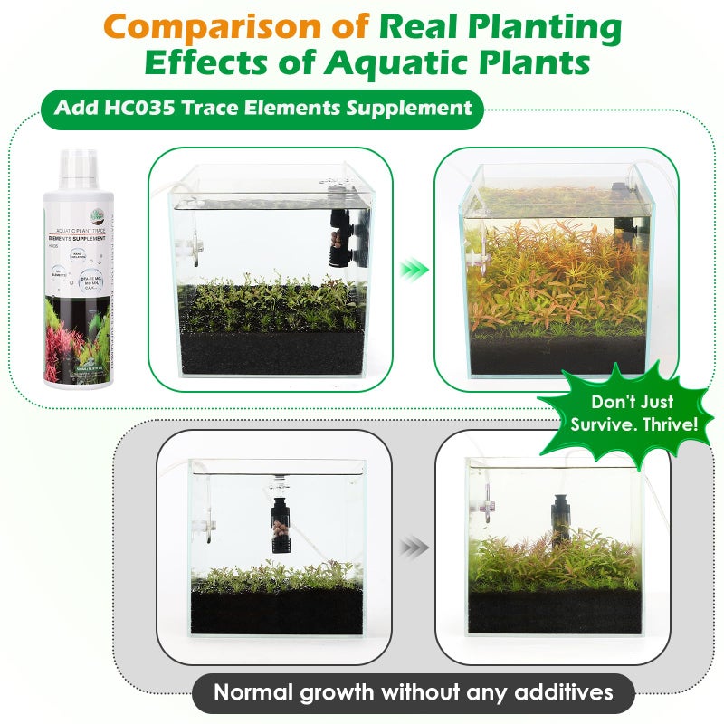 Hygger CO2 HC035 All-in-One Liquid Aquarium Plant Fertilizer - with Essential Micro & Macro Nutrients for Freshwater Planted Tanks, 150ml/500ml/1000ml (150mL) - Image 5