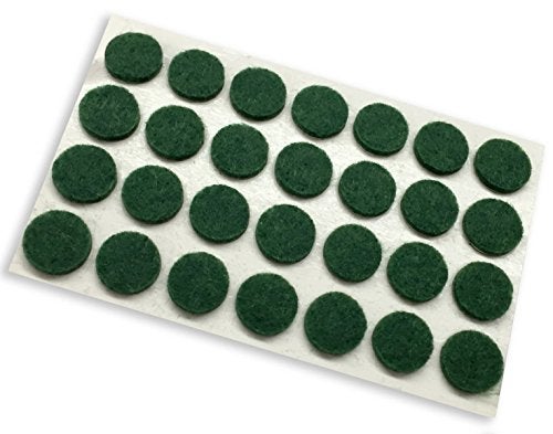 Shepherd Hardware 9421 3/8-Inch Self-Adhesive Felt Furniture Pads, 28-Count, Green - Image 3