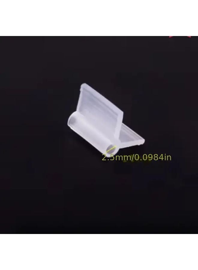 Transparent Plant Plastic Grafting Clips 100pcs For Seedlings Vegetables Fruits - Image 3