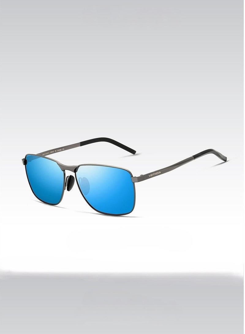 Veithdia Colorful Polarized UV Resistant Square Sunglasses - Image 2