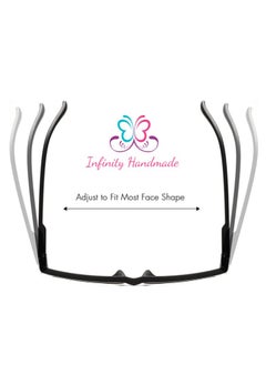 ماركة غير محددة نظارات قراءة للجنسين لقصر النظر الشيخوخي مع صندوق نظارات خاص ومنديل قطني مجاني، حصرية من البائع انفينيتي هاندميد فقط  - Image 5