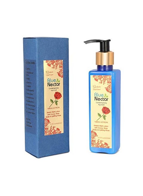 Stretch Mark And Scar Body Lotion Cream With Cocoa & Shea Butter & Uplifting Rose For Skin Combination, Rose, 200 Ml