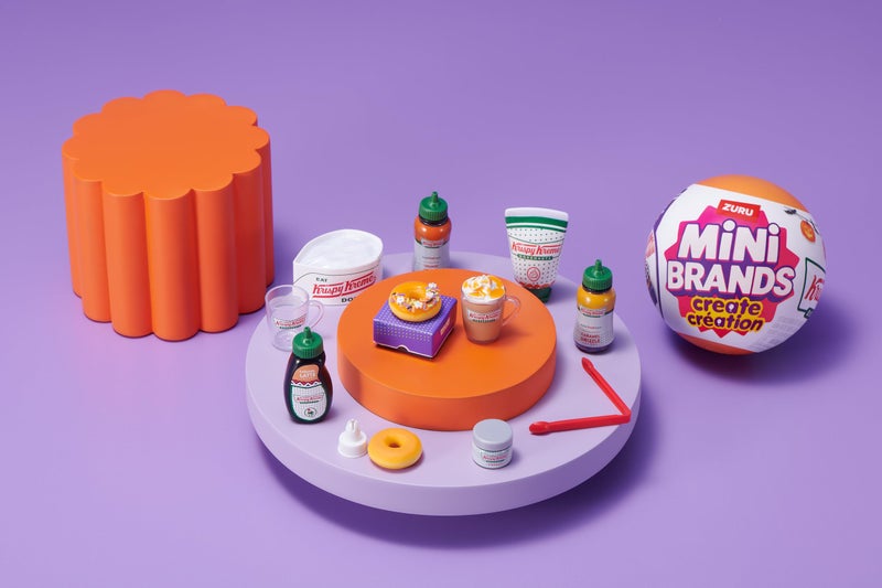 Mini Brands Create Krispy Kreme Halloween Series 1 Capsule by ZURU, Licensed Mini Collectibles, Mystery Blind Packaging, DIY, Crafts, Resin Play, Novelty, Replica Food, NOT Edible, Collectors, 8+ - Image 3