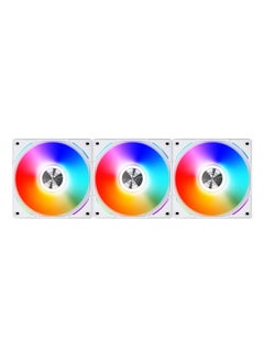 LIAN LI Al120 3 Triple Pack Fan White  - Image 1