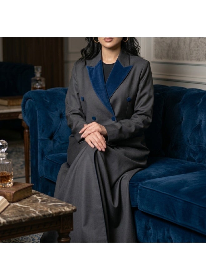 Dakakeen Concept Formal Blazer Abaya by Malmas Designer from Dakakeen Concept –   Abaya for Women - Saudi Style Luxury Women's Abaya, Modest Front Daily & Formal for Special Events and Professional Looks - Image 5