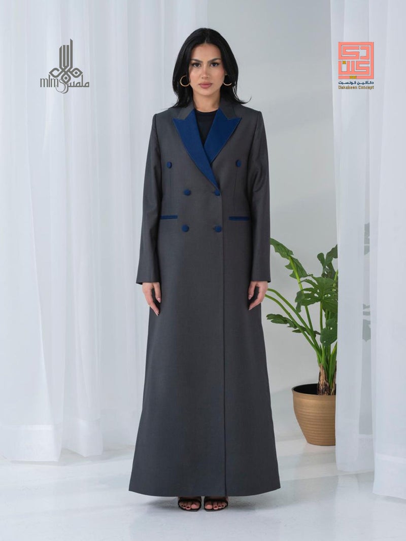 Dakakeen Concept Formal Blazer Abaya by Malmas Designer from Dakakeen Concept –   Abaya for Women - Saudi Style Luxury Women's Abaya, Modest Front Daily & Formal for Special Events and Professional Looks - Image 2