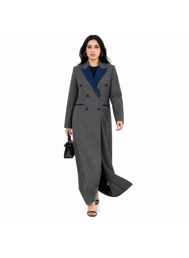 Dakakeen Concept Formal Blazer Abaya by Malmas Designer from Dakakeen Concept –   Abaya for Women - Saudi Style Luxury Women's Abaya, Modest Front Daily & Formal for Special Events and Professional Looks - Image 1