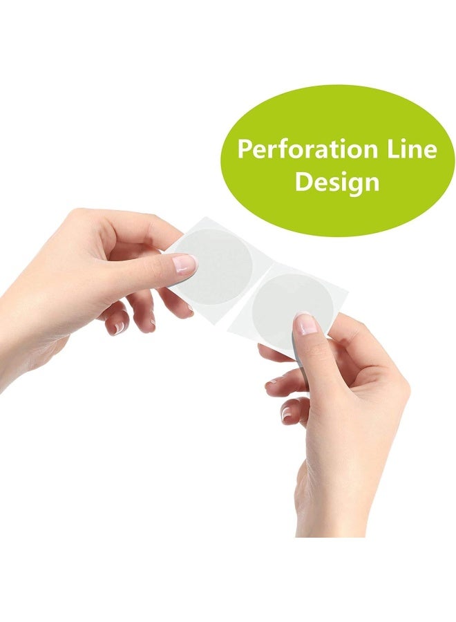 Premify 500 Pieces Clear Seal Labels 3.8Cm/1.5In, Clear Retail Package, Round Seal Labels, Clear Self Adhesive Stickers, Round Transparent Envelope Sealing Stickers, Transparent Wafers Seal - Image 3