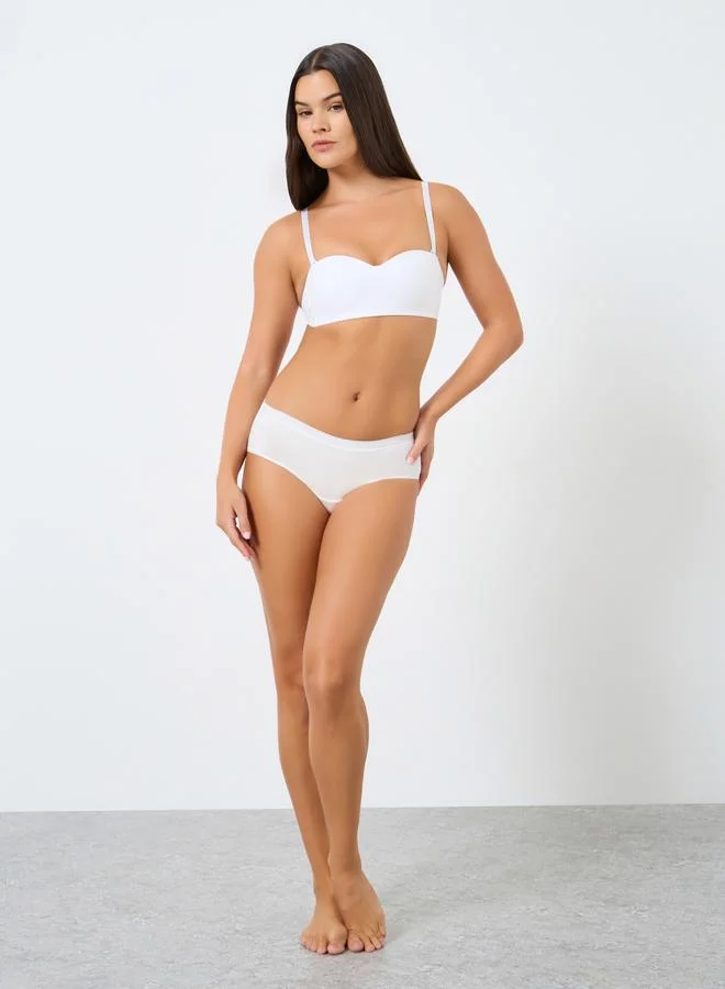 Styli Pack of 4 - Cotton Hipster Briefs with Logo on Side