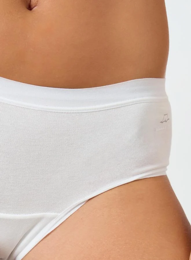 Styli Pack of 4 - Cotton Hipster Briefs with Logo on Side