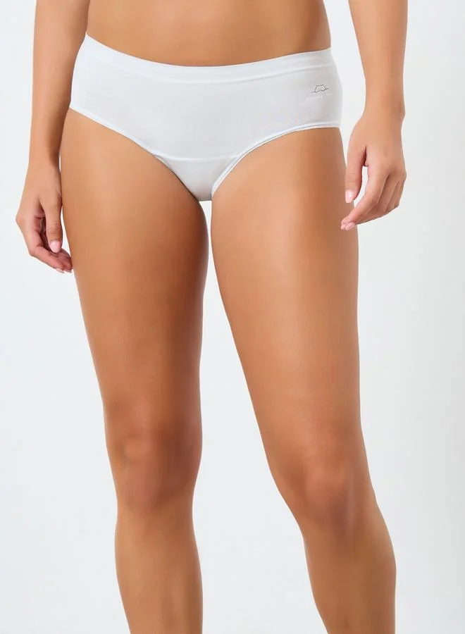 Styli Pack of 4 - Cotton Hipster Briefs with Logo on Side