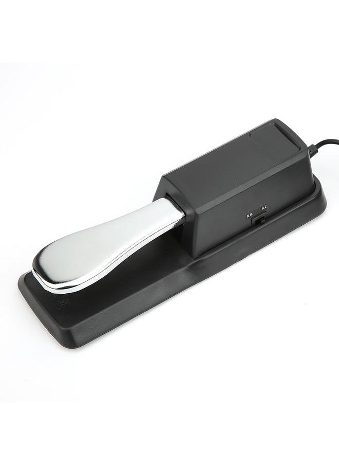 Thoraya - Sustain Pedal Metal Synthesizer Electric Piano Foot Damper Universal Keyboard Pedal - Image 1