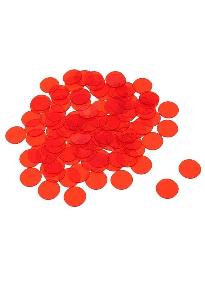 NUOBESTY - 300Pcs Plastic Tokens Pro Count Bingo Chips Markers For Bingo Game Cards Game Accessories (Blue + Red + Yellow + Green + Purple + Orange Each 50Pcs) - Image 1