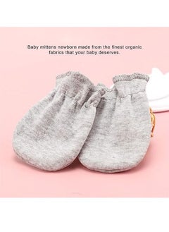 Ant 4 Pair Baby Anti Scratch Mittens for Newborn Boys Girls, Elasticity Adjustable Breathable Meshes No Scratching Gloves Mitts Mits, Suit 0-12 Months Boy And Girl  - Image 3