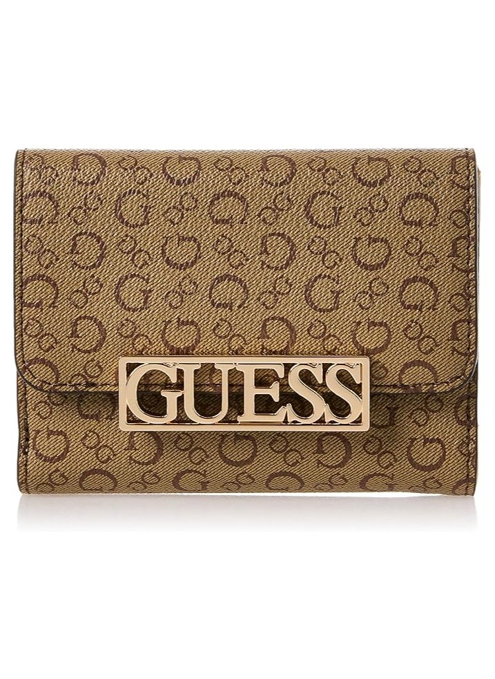 GUESS Women's Bellatrix Slg Fold over Zip Clutch  - Image 1