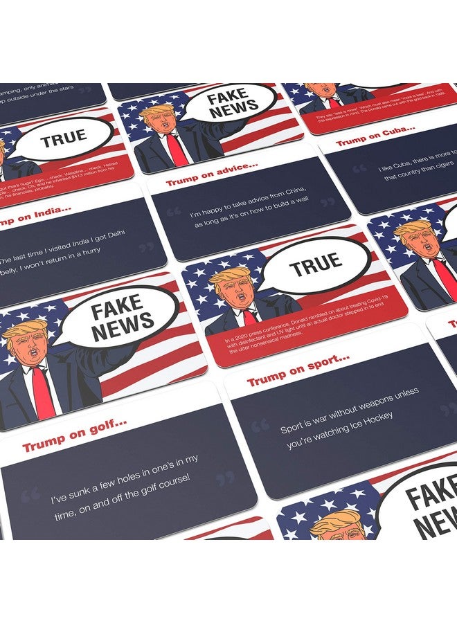 Bubblegum Stuff Trump News Game - Guess The Fake News Trump Quote Comedy Card Game - Suitable for Family, Kids, Teenagers & Adults - Image 3