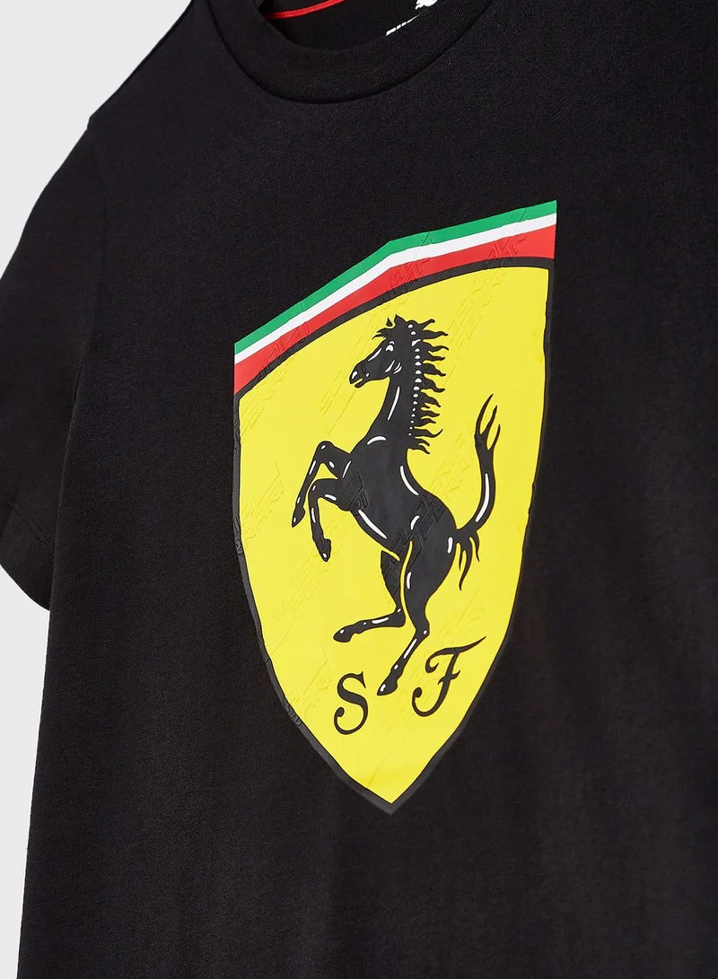 PUMA Kids Ferrari Race Big Shield T-Shirt