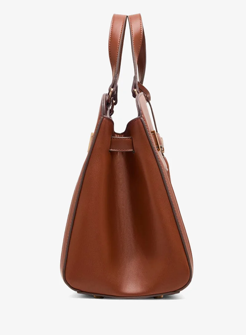 ANNE KLEIN MEDIUM SATCHEL W/STRAP Brown Women's Satchel Bags
