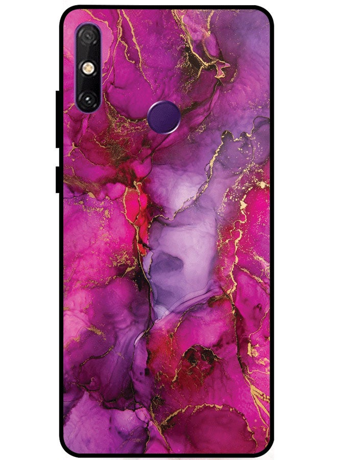 EYE CATCH Protective Case Cover For Huawei Enjoy 20E Pink Marble Texture Multicolor - Image 1