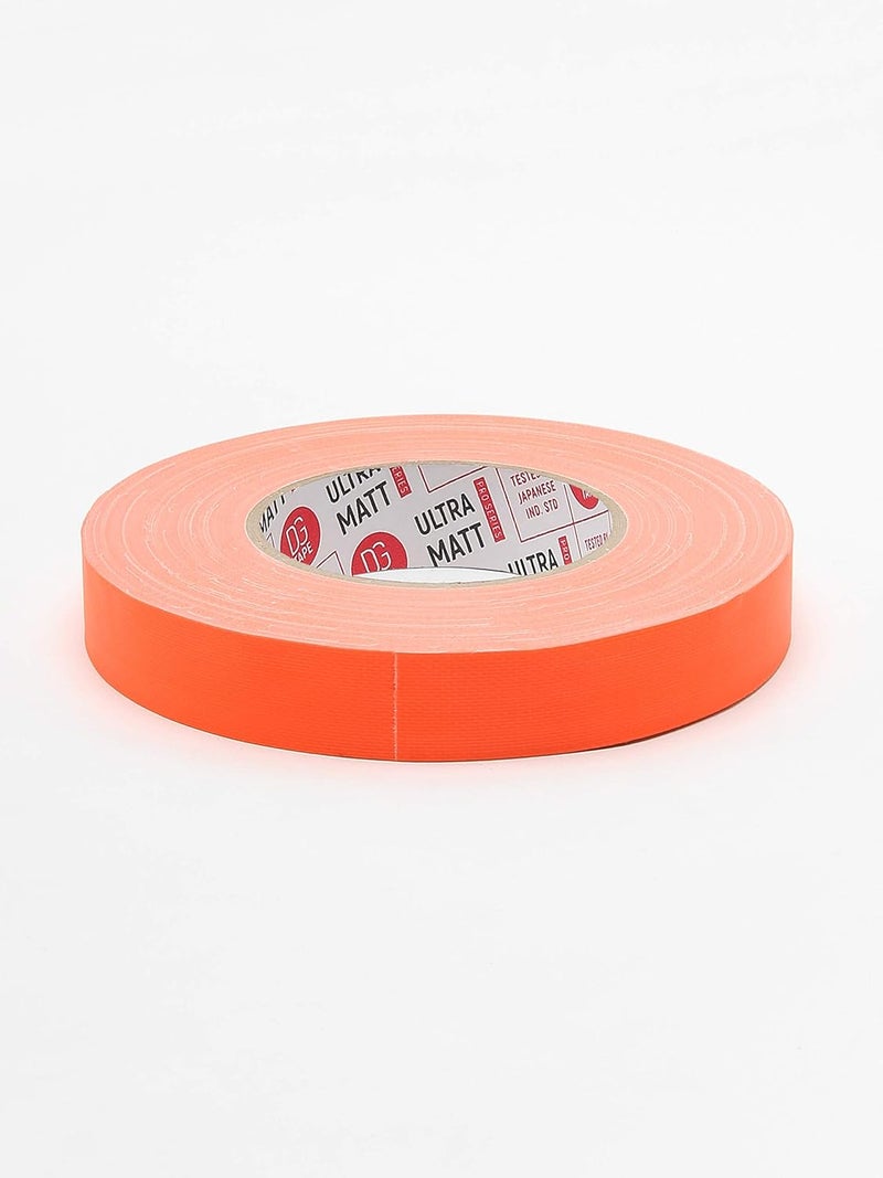 DGTAPE شريط غافر فوسفوري برتقالي 1 بوصة × 55 ياردة. UV + نيون برتقالي (UMF25/50/O 1in x 55yard) - Image 5