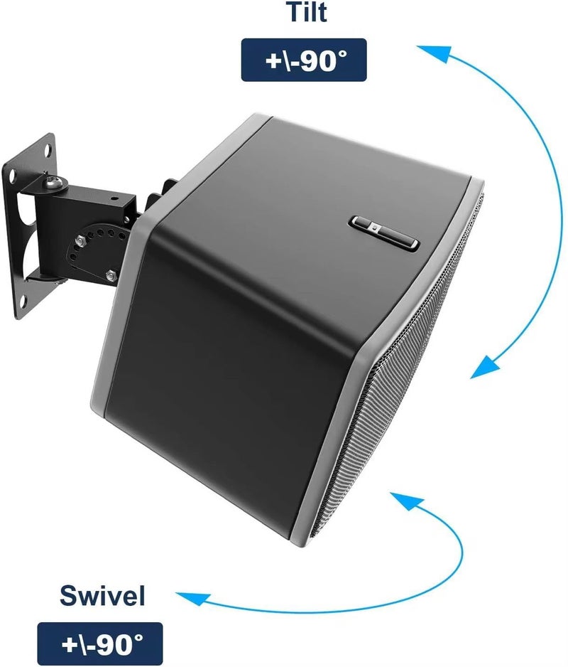 Audiovan Heavy Duty GU40 Universal Surround Speaker Wall Mount Bracket Rotating Speaker Hanger Loading 40kgs - Image 4