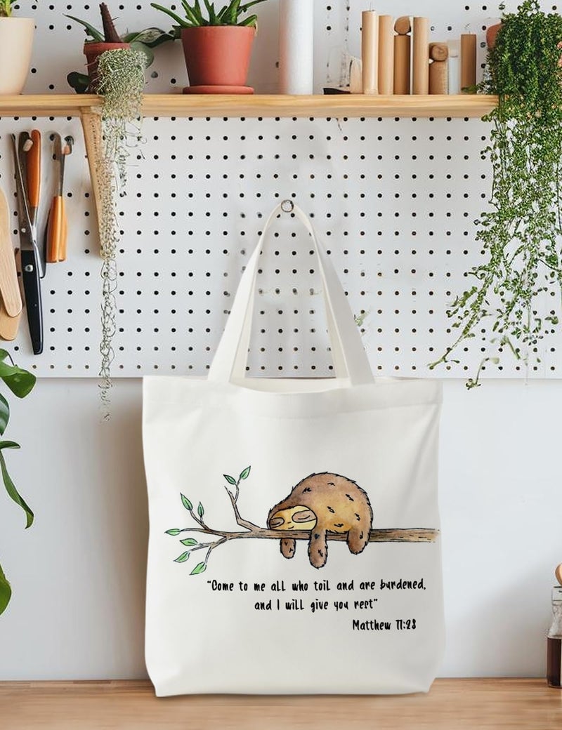 Supwhd tote bag, Canvas Tote Bag, tote bag for women,canvas bag237, White, 799KY-FBB - Image 3