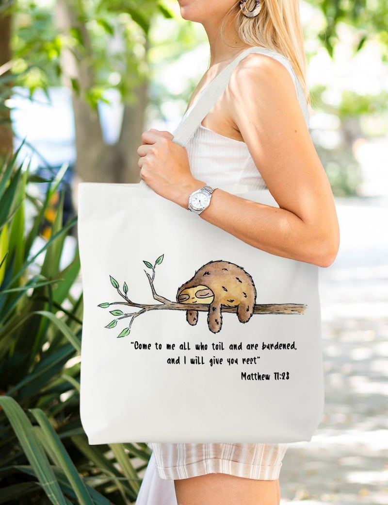 Supwhd tote bag, Canvas Tote Bag, tote bag for women,canvas bag237, White, 799KY-FBB - Image 2