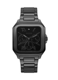 GUESS Mens Black Multi-function Black Dial Watch - GW0631G2