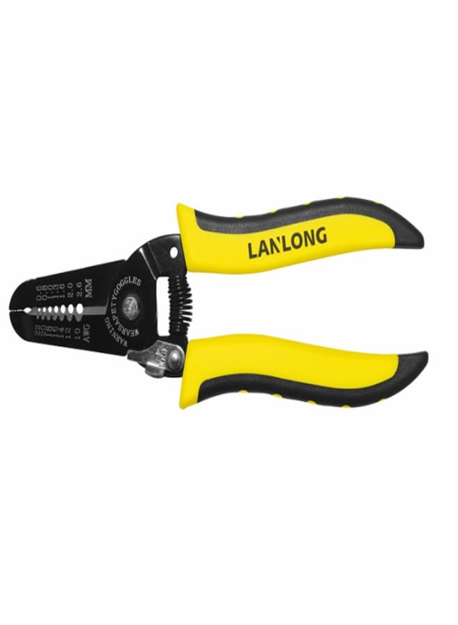 Lanlong English Wire Stripper and Crimper 0.6mm-2.6mm