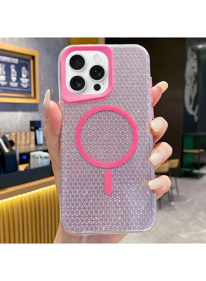 جراب هاتف Blade Glitter MagSafe لهاتف iPhone 11 Pro (وردي)